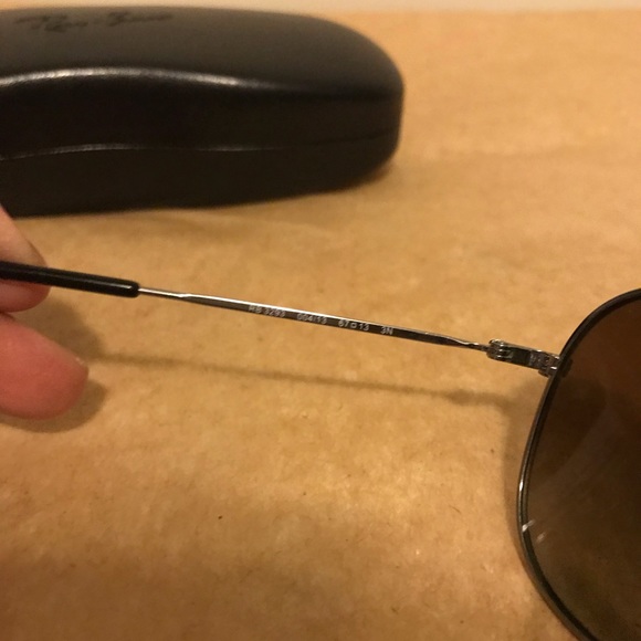 ?% Authentic Ray Ban Brown Aviator sunglasses